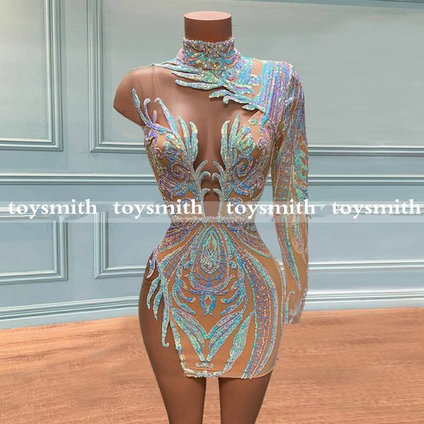 long sleeves one shoulder lace prom dresses 2021 mini high neck african black girl party graduation dress
long sleeves one shoulder lace prom dresses 2021 mini high neck african black girl party graduation dress