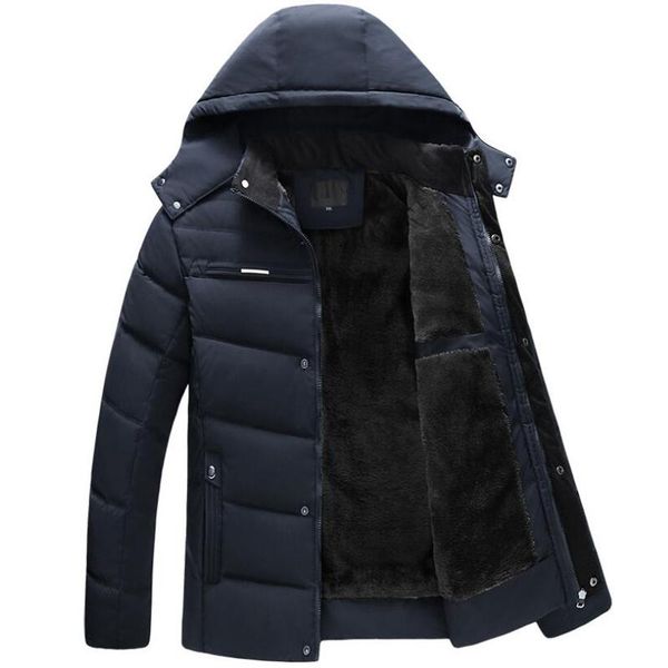 men's down & parkas mens winter thicken coats casual plus velvet warm overcoat men outwear windproof thick fleece keep casaco masculino, Black
men's down & parkas mens winter thicken coats casual plus velvet warm overcoat men outwear windproof thick fleece keep casaco masculino, Black