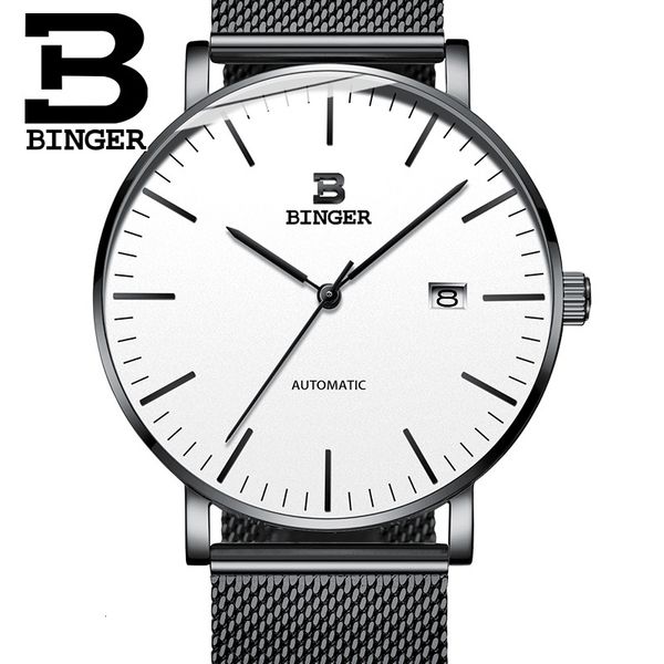 switzerland binger men's watches fashion fire automatic mechanical men's japan movement clockwise b-5081m 2018, Slivery;brown
switzerland binger men's watches fashion fire automatic mechanical men's japan movement clockwise b-5081m 2018, Slivery;brown