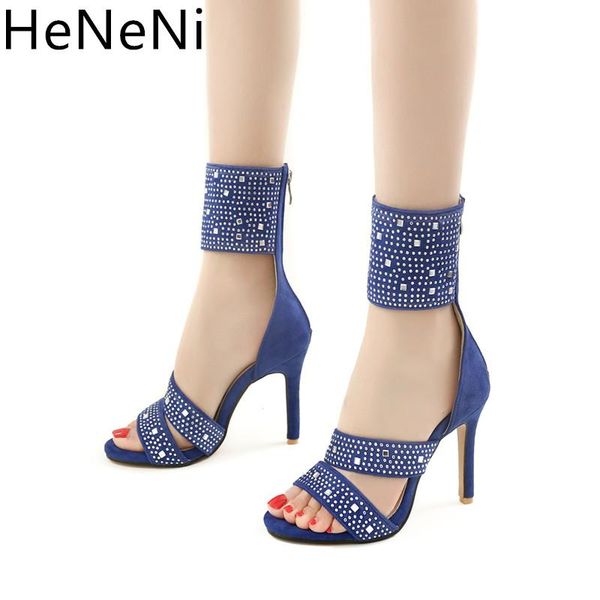 summer high heels sandals women bling rhinestone peep toe ankle strap footwear female gladiator shoes size 33-45, Black
summer high heels sandals women bling rhinestone peep toe ankle strap footwear female gladiator shoes size 33-45, Black