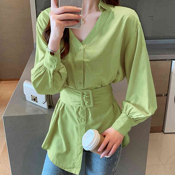 women's blouses & shirts long sashes chiffon blouse new fashion button v-neck summer asymmetry woman clothes shirt women womens if08, White
women's blouses & shirts long sashes chiffon blouse new fashion button v-neck summer asymmetry woman clothes shirt women womens if08, White