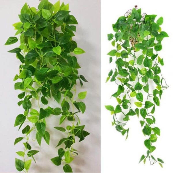 decorative flowers & wreaths 2pcs artificial plants vine faux silk green leaf hanging party wedding decoration plantas artificiales
decorative flowers & wreaths 2pcs artificial plants vine faux silk green leaf hanging party wedding decoration plantas artificiales