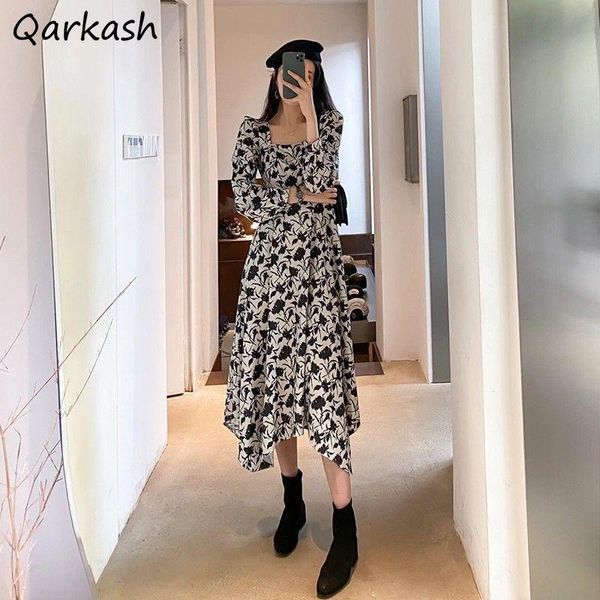 casual dresses a-line dress women floral midi empire design fashion female spring vestidos long sleeve leisure college vacation street ins, Black;gray
casual dresses a-line dress women floral midi empire design fashion female spring vestidos long sleeve leisure college vacation street ins, Black;gray