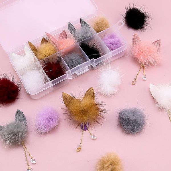 nail art decorations 10pcs pompoms plush ball 3d detachable magnet fashion fluffy jewelry manicure design accessories, Silver;gold
nail art decorations 10pcs pompoms plush ball 3d detachable magnet fashion fluffy jewelry manicure design accessories, Silver;gold