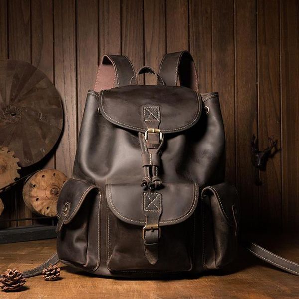 backpack johnature crazy horse leather 2021 vintage men fashion outdoor travel bag leisure large capacity cowhide backbags
backpack johnature crazy horse leather 2021 vintage men fashion outdoor travel bag leisure large capacity cowhide backbags