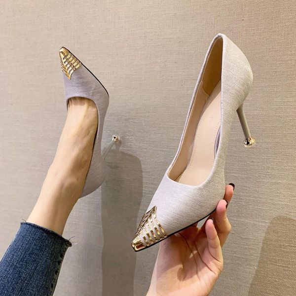 dress shoes high heels women's stiletto all-match black temperament pointed toe single women
dress shoes high heels women's stiletto all-match black temperament pointed toe single women