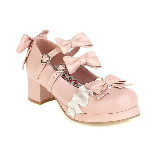 dress shoes united states women's lolita vintage sweet straps bows mary janes round toe chunky mid heel platform pumps princess, Black
dress shoes united states women's lolita vintage sweet straps bows mary janes round toe chunky mid heel platform pumps princess, Black