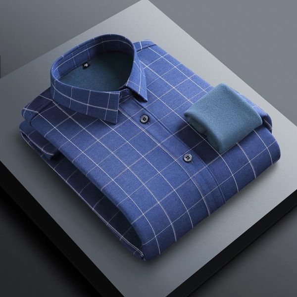 men's casual shirts 2021 shirt fashion plus velvet thick plaid long-sleeved s-4xl winter warmth with single-breasted buttons, White;black
men's casual shirts 2021 shirt fashion plus velvet thick plaid long-sleeved s-4xl winter warmth with single-breasted buttons, White;black
