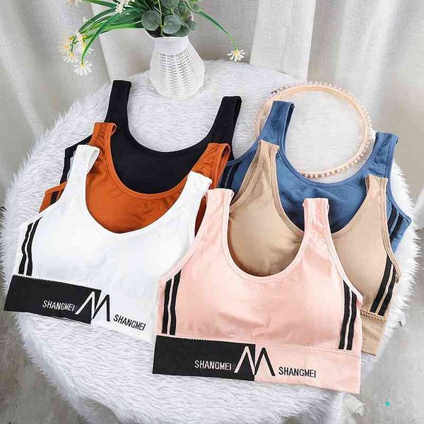 letter women's waistcoat girl's underwear big u646 sports no steel bra lady, Black;white
letter women's waistcoat girl's underwear big u646 sports no steel bra lady, Black;white