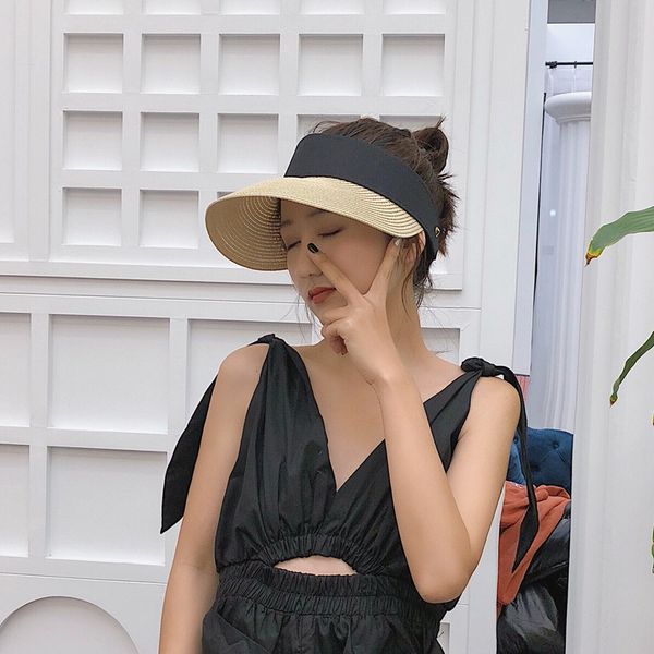 women's straw hat summer korean casual versatile sunscreen hat foldable outdoor travel holiday baseball cap, Blue;gray
women's straw hat summer korean casual versatile sunscreen hat foldable outdoor travel holiday baseball cap, Blue;gray