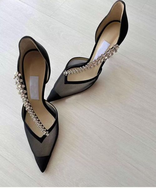 2022ss brand summer bee crystal dress shoes embellishment pointed-toe sandals women pvc pumps lady slip on wedding edit bride casual walking, Black
2022ss brand summer bee crystal dress shoes embellishment pointed-toe sandals women pvc pumps lady slip on wedding edit bride casual walking, Black