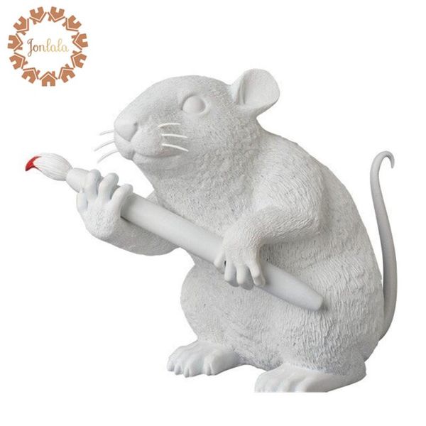 decorative objects & figurines modern art banksy love rat street black and white statue with color box creative resin art&craft home decor g
decorative objects & figurines modern art banksy love rat street black and white statue with color box creative resin art&craft home decor g