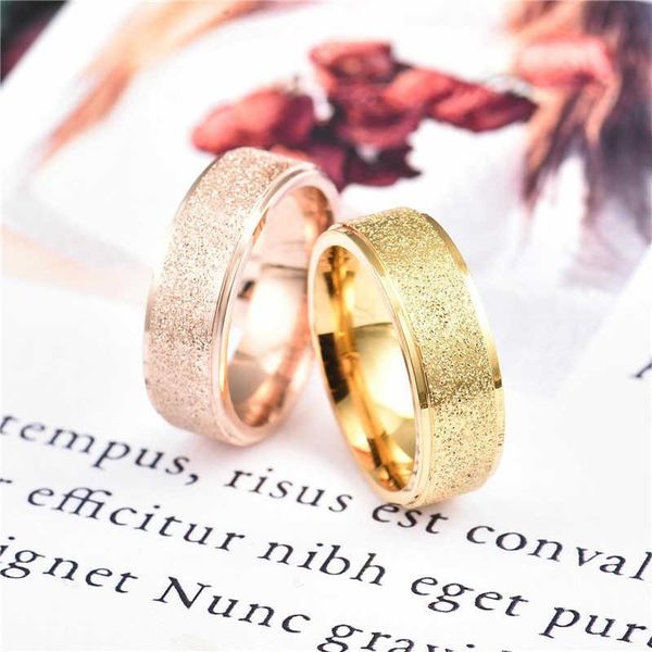 cluster rings fashion 4 colors gift 6-12 ring stainless steel couple women's 6mm man size frosted band, Golden;silver
cluster rings fashion 4 colors gift 6-12 ring stainless steel couple women's 6mm man size frosted band, Golden;silver