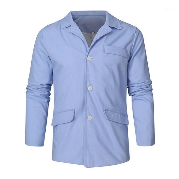 men's casual shirts 2021 streetwearfashion solid autumn turn-down collar shirt men long sleeve pockets button cardigan, White;black
men's casual shirts 2021 streetwearfashion solid autumn turn-down collar shirt men long sleeve pockets button cardigan, White;black