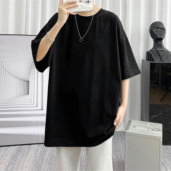 men's summer round neck casual loose large size short sleeve youth trend 100% cotton printed t-shirt half t-shirts, White;black
men's summer round neck casual loose large size short sleeve youth trend 100% cotton printed t-shirt half t-shirts, White;black
