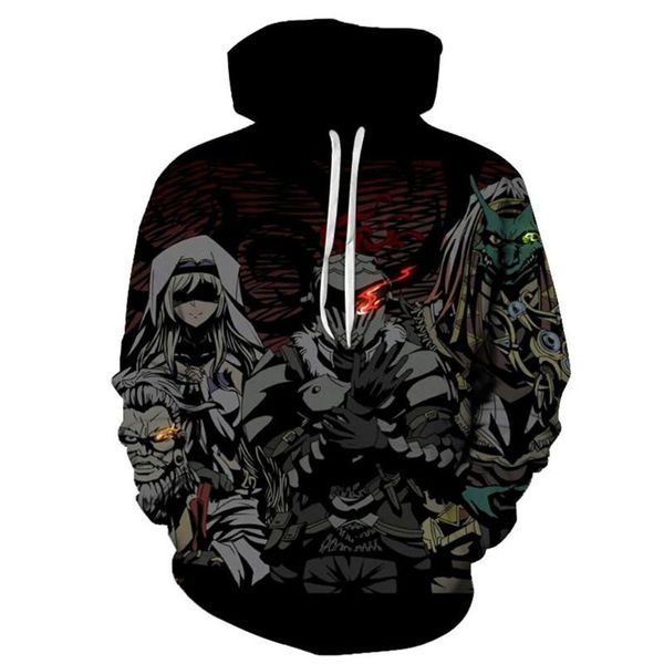 men's hoodies & sweatshirts cartoon goblin slayer 3d men women fashion casual hoodie brand cosplay autumn winter coat streetwear sweat, Black
men's hoodies & sweatshirts cartoon goblin slayer 3d men women fashion casual hoodie brand cosplay autumn winter coat streetwear sweat, Black