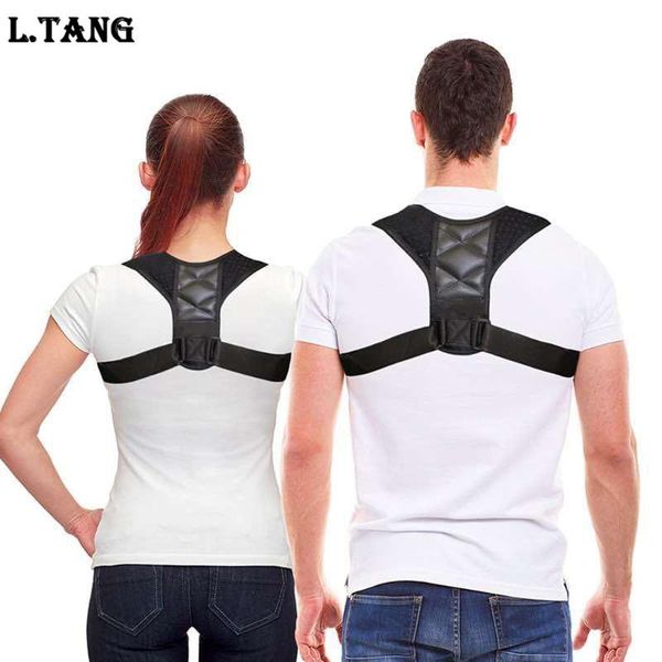l.tang posture corrector brace adjustable back support belt clavicle spine shoulder lumbar correction l550, Black;blue
l.tang posture corrector brace adjustable back support belt clavicle spine shoulder lumbar correction l550, Black;blue