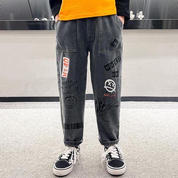 cute jean spring autumn boy trousers pants capris kids children clothing denim school outdoor straight kids clothes sport h jeans, Blue
cute jean spring autumn boy trousers pants capris kids children clothing denim school outdoor straight kids clothes sport h jeans, Blue