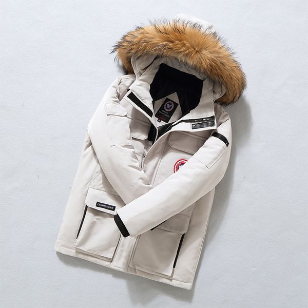 an waterproof down jackets men winter jacket fashion thick warm parkas fur white duck coats casual m, Black
an waterproof down jackets men winter jacket fashion thick warm parkas fur white duck coats casual m, Black