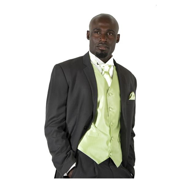 men's suits & blazers custom made wedding tuxedos for men terno noivo,bespoke dark grey with light green vest, tailor, White;black
men's suits & blazers custom made wedding tuxedos for men terno noivo,bespoke dark grey with light green vest, tailor, White;black