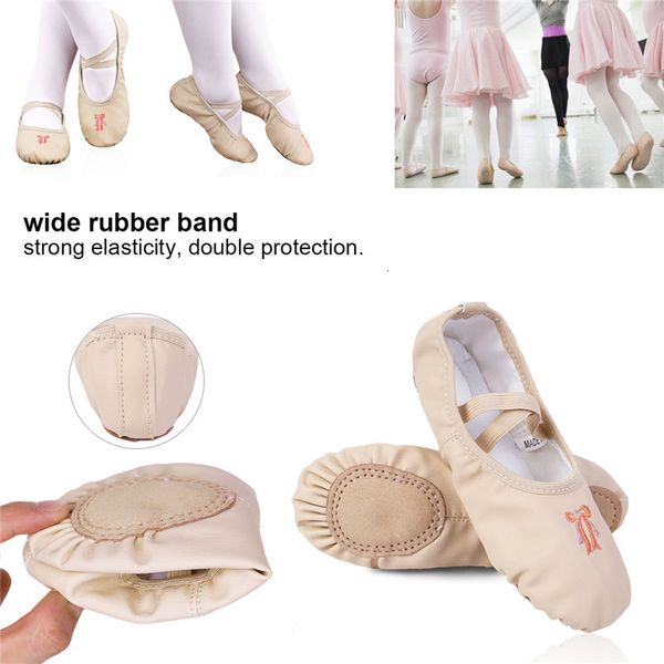 1 pair kids ballerina pu leather ballet dance shoes slippers split sole flats gymnastics leotard for girls, Black;red
1 pair kids ballerina pu leather ballet dance shoes slippers split sole flats gymnastics leotard for girls, Black;red