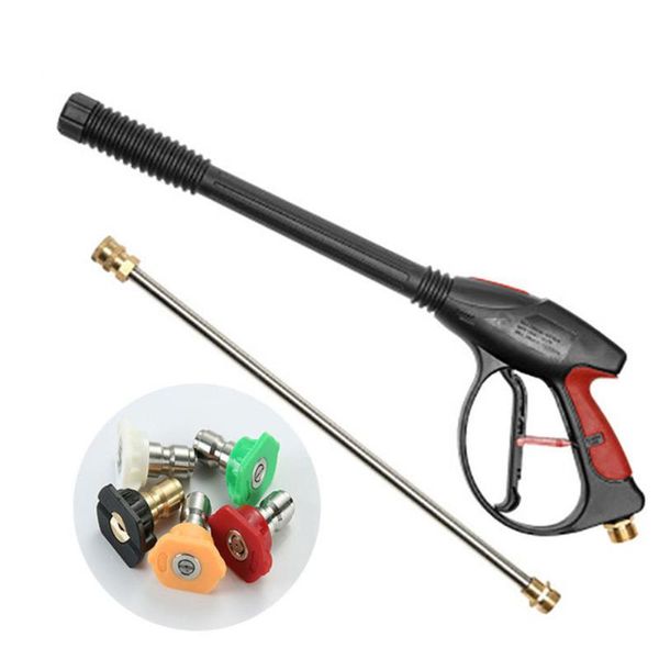 watering equipments pressure washer gun power with 21 inch extension wand, 5 nozzle tips, m22-14mm fitting, 4000 psi
watering equipments pressure washer gun power with 21 inch extension wand, 5 nozzle tips, m22-14mm fitting, 4000 psi