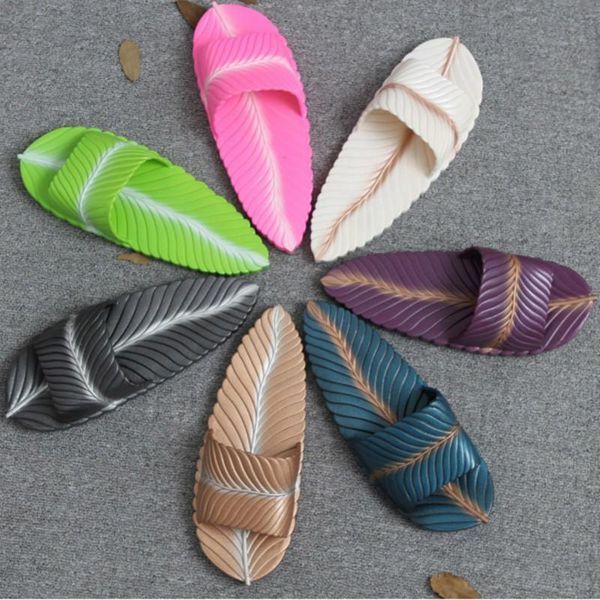 slippers summer creativity women breathable non-slip leaf home men waterproof bathroom shoes couple casual sandals, Black
slippers summer creativity women breathable non-slip leaf home men waterproof bathroom shoes couple casual sandals, Black