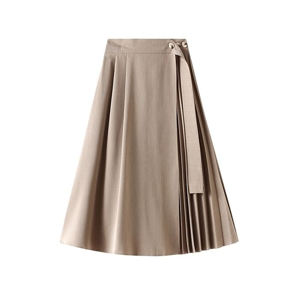 autumn winter women long pleated skirts vintage french fashion high waist a-line casual irregular loose female clothing 211112, Black
autumn winter women long pleated skirts vintage french fashion high waist a-line casual irregular loose female clothing 211112, Black