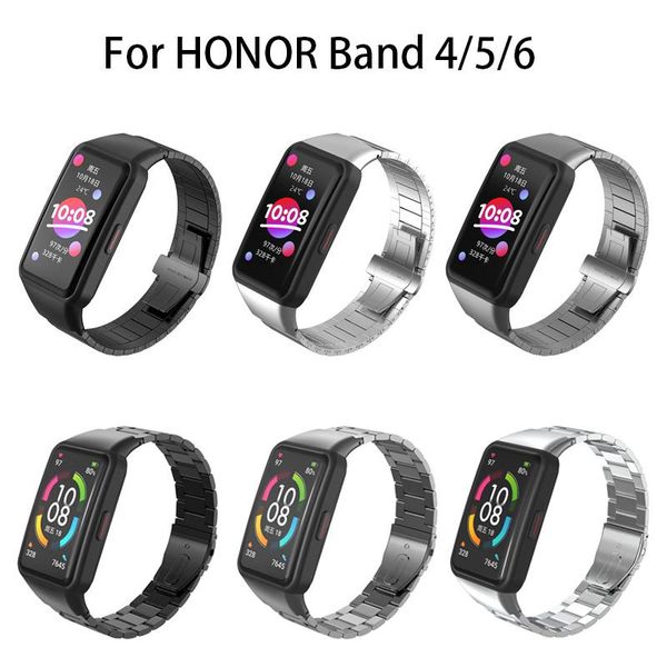 watch bands metal bracelet for honor band 6 strap wristband 5 stainless steel 4 accessories, Black;brown
watch bands metal bracelet for honor band 6 strap wristband 5 stainless steel 4 accessories, Black;brown