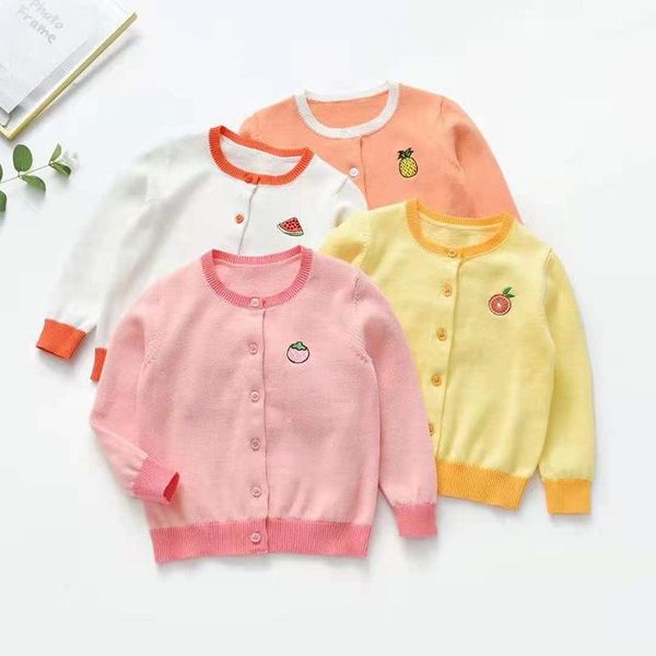 pullover small fresh candy color girls knitted cardigan thin spring and summer round neck buttoned long-sleeved children's shirt, Blue
pullover small fresh candy color girls knitted cardigan thin spring and summer round neck buttoned long-sleeved children's shirt, Blue