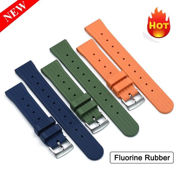 watch bands premium grade fluorine rubber strap 20mm 22mm quick release watchband for waffle waterproof diving bracelet accessories, Black;brown
watch bands premium grade fluorine rubber strap 20mm 22mm quick release watchband for waffle waterproof diving bracelet accessories, Black;brown