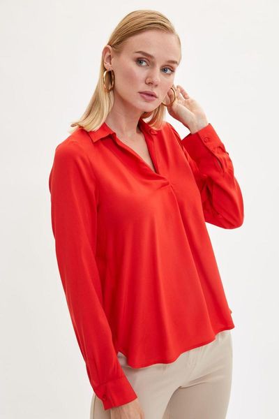 women's defacto autumn woman shirts & blouses tencel long sleeve blouse woven casual female fashion season-i4545az19au gmb8, White
women's defacto autumn woman shirts & blouses tencel long sleeve blouse woven casual female fashion season-i4545az19au gmb8, White