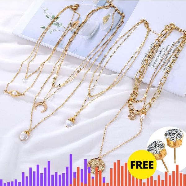 pendant necklaces buy 1 get gift gold silver color multilayer necklace for women shell choker & pendants 2021 female ocean jewelry
pendant necklaces buy 1 get gift gold silver color multilayer necklace for women shell choker & pendants 2021 female ocean jewelry