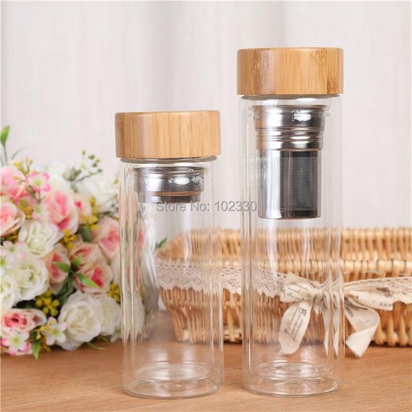 10pcs 450ml bamboo lid double walled glass tumbler includes strainer infuser basket water bottle wine glasses
10pcs 450ml bamboo lid double walled glass tumbler includes strainer infuser basket water bottle wine glasses