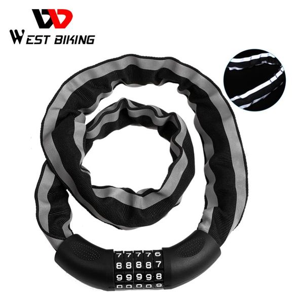 bike locks west biking reflective chain lock upgrade 5-digit password motorcycle cycling security anti-theft bicycle
bike locks west biking reflective chain lock upgrade 5-digit password motorcycle cycling security anti-theft bicycle