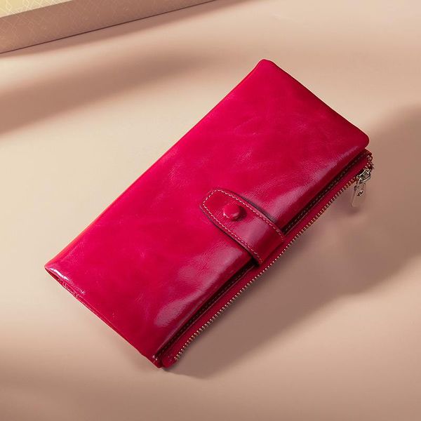 wallets women's wallet fashion handbag leather mobile phone bag magnetic proof rfid single zipper multi-function zero money, Red;black
wallets women's wallet fashion handbag leather mobile phone bag magnetic proof rfid single zipper multi-function zero money, Red;black