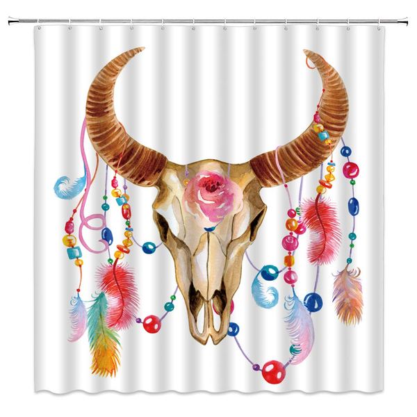 animal skeleton shower curtain watercolor bohemian bull skull feather decoration,70x70 inch polyester fabric bathroom
animal skeleton shower curtain watercolor bohemian bull skull feather decoration,70x70 inch polyester fabric bathroom