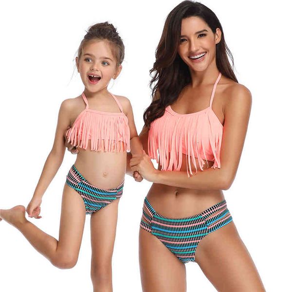 kids girls bikini mother daughter tassel swimming suit for women children beach wear biquinis may, White;black
kids girls bikini mother daughter tassel swimming suit for women children beach wear biquinis may, White;black