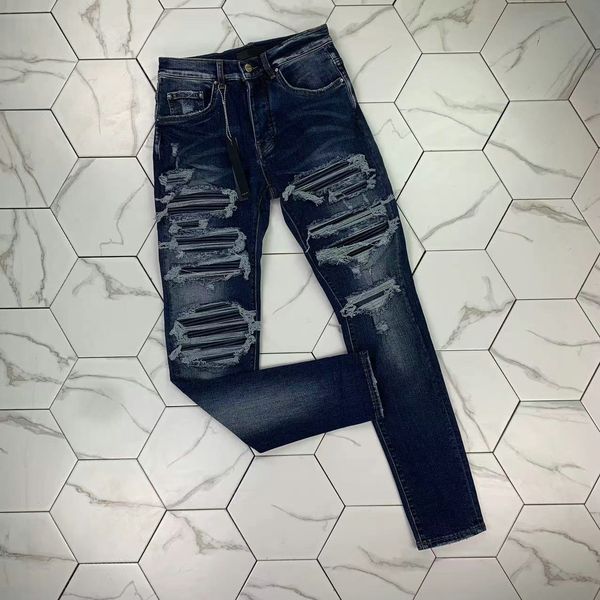hm508 mens jeans distressed motorcycle biker jean rock skinny slim ripped hole stripe fashionable snake embroidery denim pants, Blue
hm508 mens jeans distressed motorcycle biker jean rock skinny slim ripped hole stripe fashionable snake embroidery denim pants, Blue