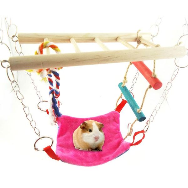 wooden hamster suspension bridge ladder toy parrot squirrel bird hanging swing bed hammock small pet cages
wooden hamster suspension bridge ladder toy parrot squirrel bird hanging swing bed hammock small pet cages