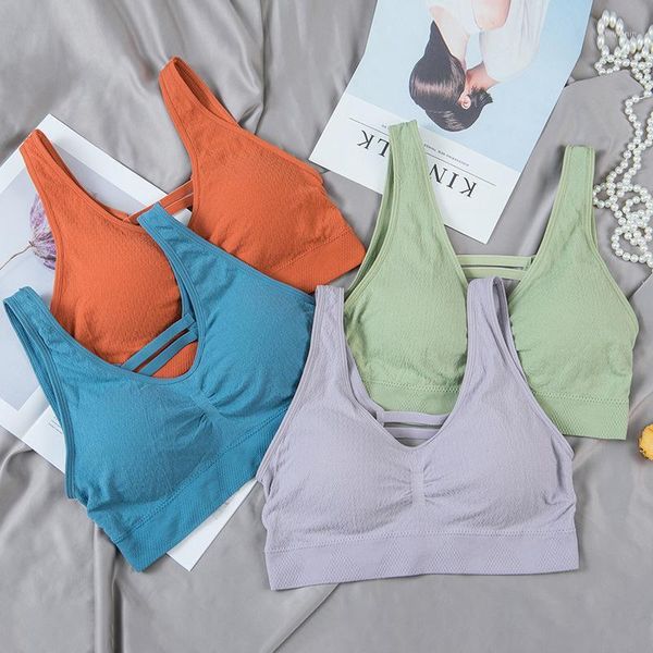 women's sports bra hollow beautiful back gather wrap chest yoga tube bras with pad all-match gym running underwear bh outfit
women's sports bra hollow beautiful back gather wrap chest yoga tube bras with pad all-match gym running underwear bh outfit