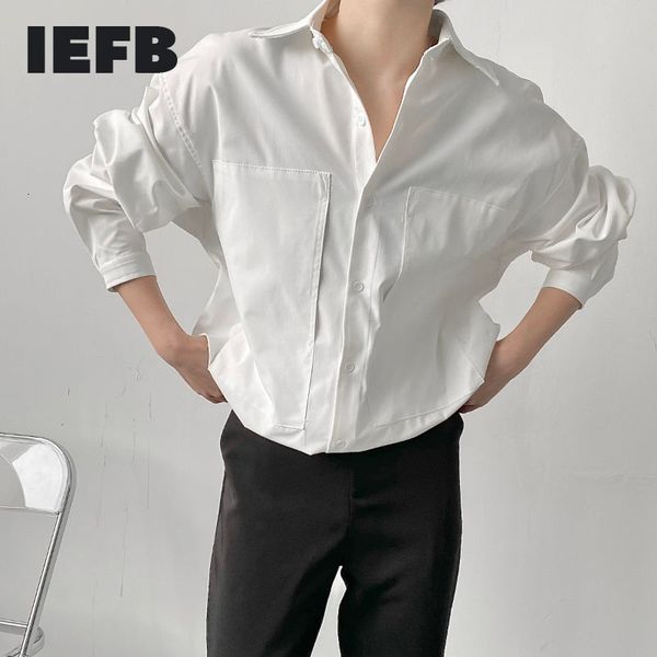 iefb korean streetwear fashion simple design white black shirts loose long sleeve loose patched oversized shirt 9y7227 210524
iefb korean streetwear fashion simple design white black shirts loose long sleeve loose patched oversized shirt 9y7227 210524