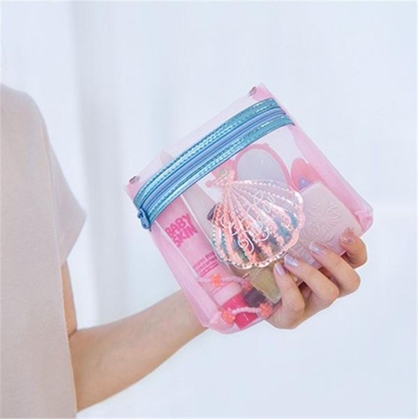 milkjoy mesh shell cosmetic bag transparent harajuku style storage ins wind toiletries girl clutch bags & cases
milkjoy mesh shell cosmetic bag transparent harajuku style storage ins wind toiletries girl clutch bags & cases