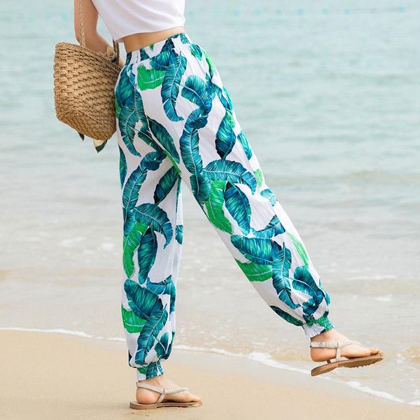 women's pants & capris summer bohemian beach women green large size wide leg female elastic waist loose trousers pattern print knickers, Black;white
women's pants & capris summer bohemian beach women green large size wide leg female elastic waist loose trousers pattern print knickers, Black;white