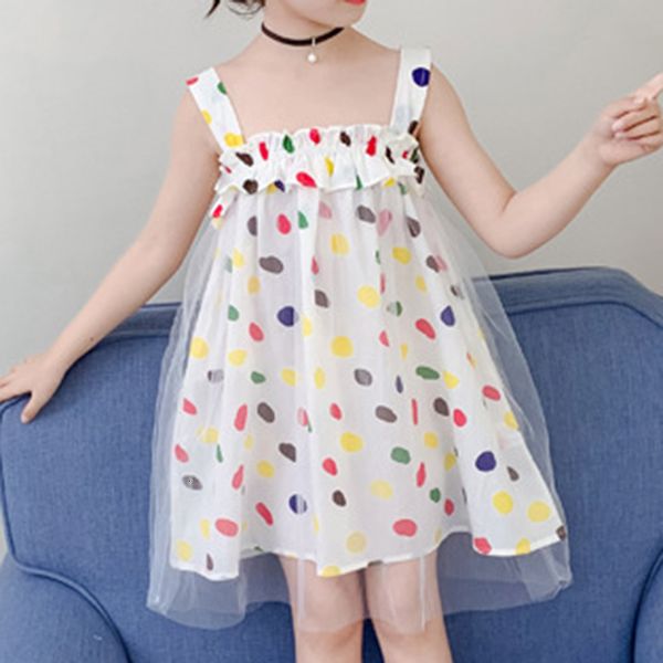girl's dresses summer for girls polka dot print mesh princess children clothing party girl n7tb, Red;yellow
girl's dresses summer for girls polka dot print mesh princess children clothing party girl n7tb, Red;yellow