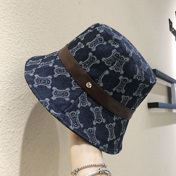jin-swhbias women emmer denim printed dames herfst fisherman random blue width hat, Blue;gray
jin-swhbias women emmer denim printed dames herfst fisherman random blue width hat, Blue;gray