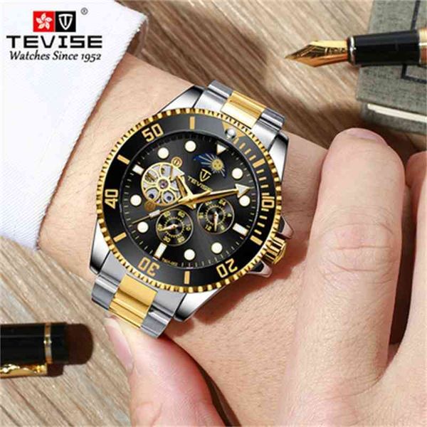 tevise 2021 tag watches automatic mechanical male analogue business poles waterproof light phase moon design men, Slivery;brown
tevise 2021 tag watches automatic mechanical male analogue business poles waterproof light phase moon design men, Slivery;brown