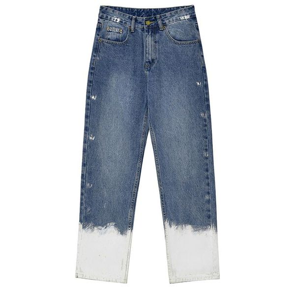 women's jeans blue white gradual color long wide leg high waist loose women trousers fashion tide spring autumn 2021 t022
women's jeans blue white gradual color long wide leg high waist loose women trousers fashion tide spring autumn 2021 t022