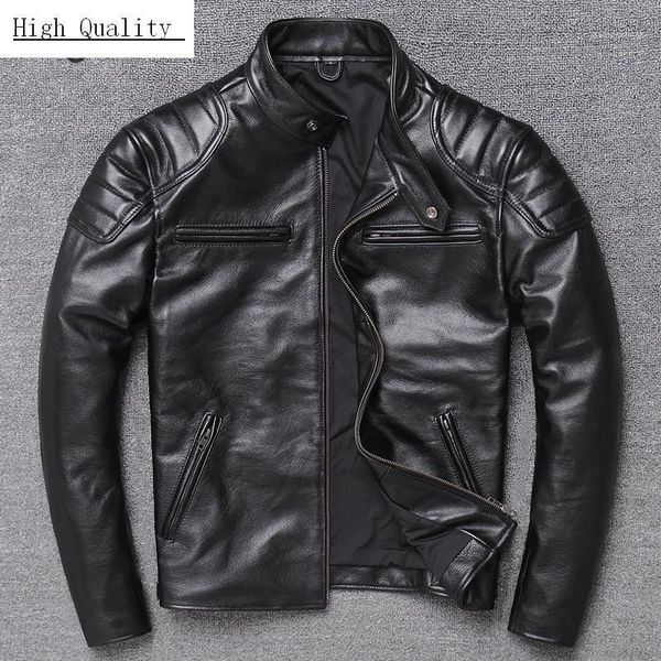 men's leather & faux genuine jacket men winter clothes 2021 motociclista biker real cow coat man streetwear fit chaqueta w1756, Black
men's leather & faux genuine jacket men winter clothes 2021 motociclista biker real cow coat man streetwear fit chaqueta w1756, Black