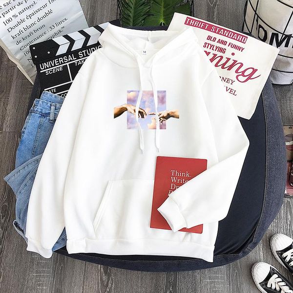 women's hoodies & sweatshirts aesthetic print hoodie fashion adam's hand inspired creation of sweatshirt funny graphic sudadera mu, Black
women's hoodies & sweatshirts aesthetic print hoodie fashion adam's hand inspired creation of sweatshirt funny graphic sudadera mu, Black